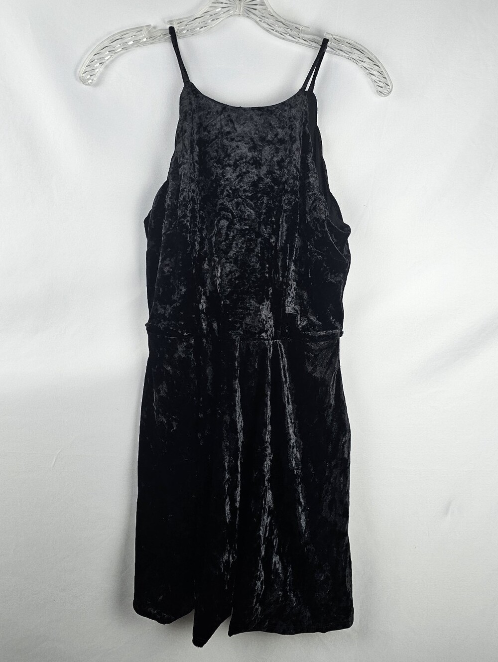 Whimsigoth Crushed Velvet Mini Dress Sz 5 Edgy